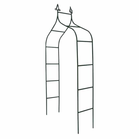 Pergola ogrodowa LUARO metalowa łuk z grotami na róże kwiaty pnącza 265 cm Kik Sp. z o. o. Sp. k.