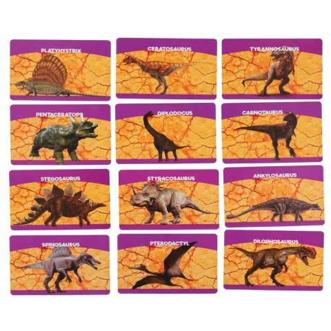 Dinozaury wykopaliska jajka dinozaura figurki zestaw archeologiczny 12 jajek Kik Sp. z o. o. Sp. k.