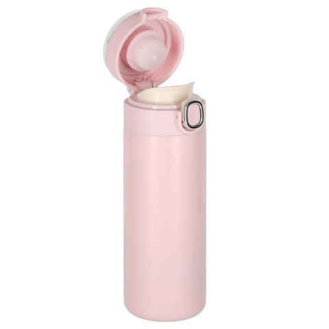 Kubek termiczny z ustnikiem termos LED 350ml róż Kik Sp. z o. o. Sp. k.