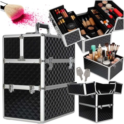 Kuferek na kosmetyki walizka organizer kosmetyczny XXL 3D Kik Sp. z o. o. Sp. k.
