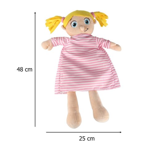 Lalka maskotka zabawka edukacyjna nauka anatomii dziewczynka Kik Sp. z o. o. Sp. k.