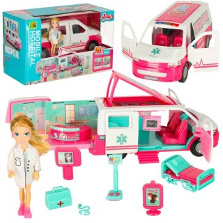 Karetka pogotowia ambulans mobilny szpital lalka akcesoria Kik Sp. z o. o. Sp. k.