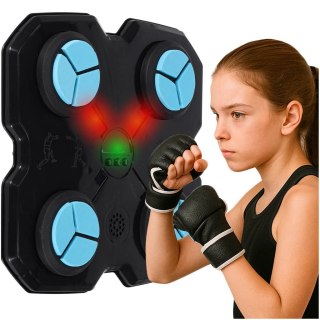 Tarcza bokserska treningowa na ścianę trenażer muzyka LED USB rękawice Kik Sp. z o. o. Sp. k.