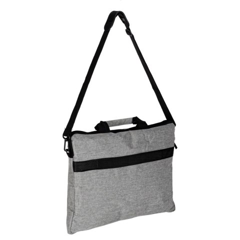 Torba na laptopa 15,6 cali na ramię z paskiem teczka biznesowa damska męska szara Kik Sp. z o. o. Sp. k.