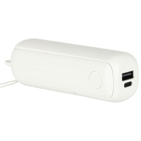 Wiatrak biurkowy wentylator mini ręczny składany wiatraczek przenośny USB biały Kik Sp. z o. o. Sp. k.