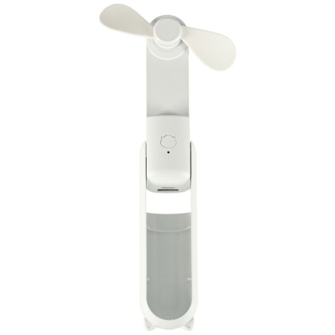 Wiatrak biurkowy wentylator mini ręczny składany wiatraczek przenośny USB biały Kik Sp. z o. o. Sp. k.