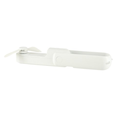 Wiatrak biurkowy wentylator mini ręczny składany wiatraczek przenośny USB biały Kik Sp. z o. o. Sp. k.